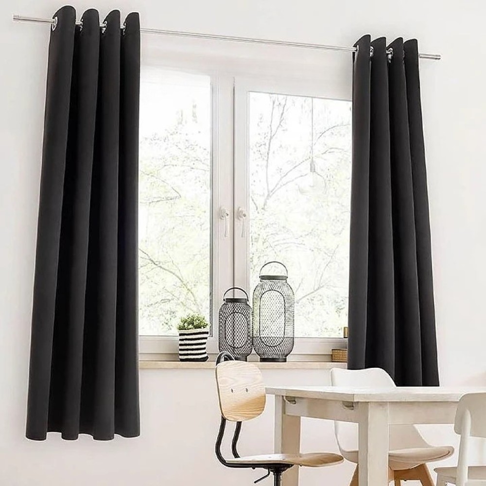 실키 암막커튼 4color 4size 아일렛 암막 커텐 베란다 창문 거실 햇빛차단