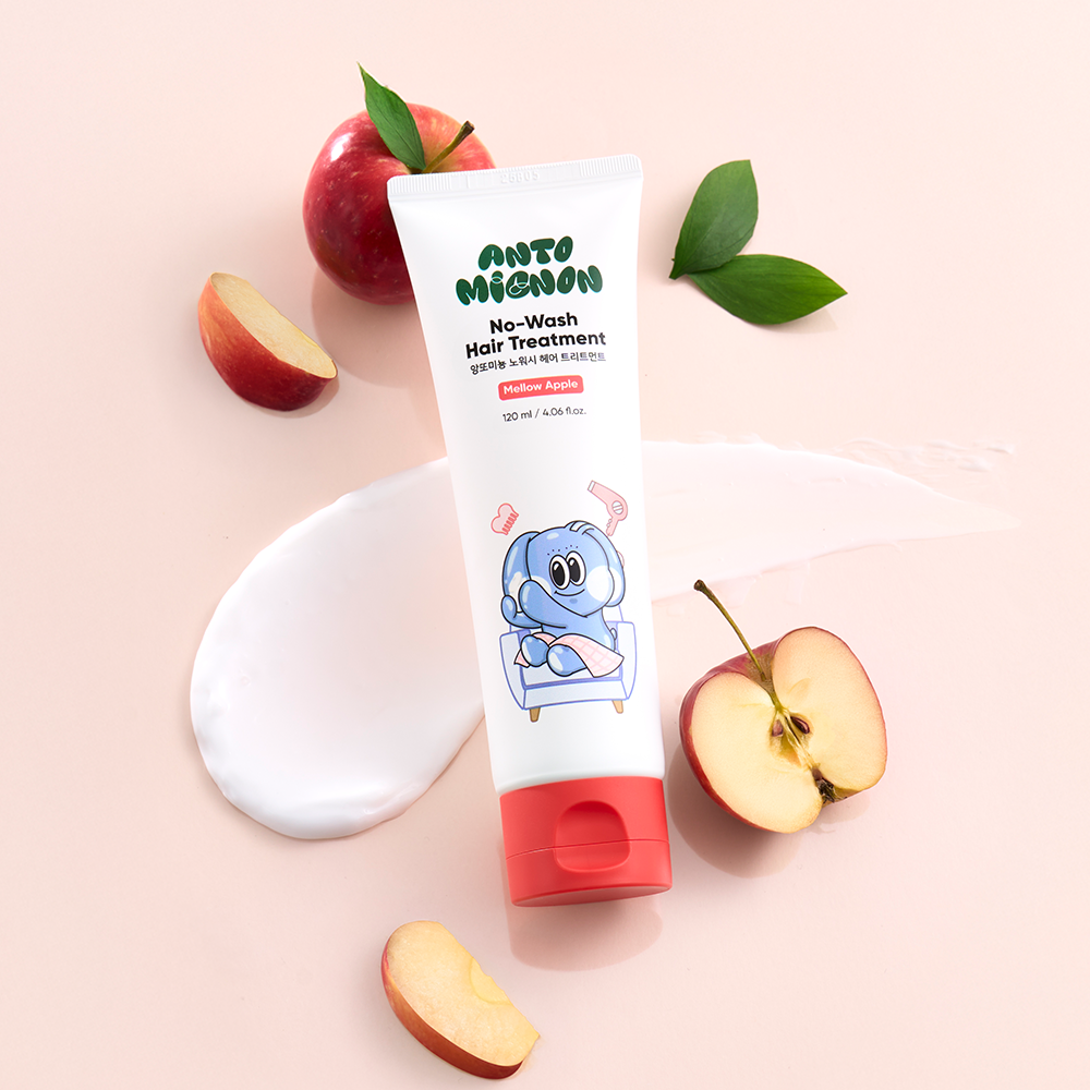 앙또미뇽 키즈 노워시 헤어 트리트먼트 린스 컨디셔너 유아 어린이 머릿결에센스 120ml - 상세 이미지 4