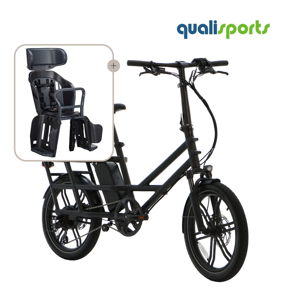 퀄리스포츠 엑스트론 투어 48V 500W 전기자전거 유아안장 패키지