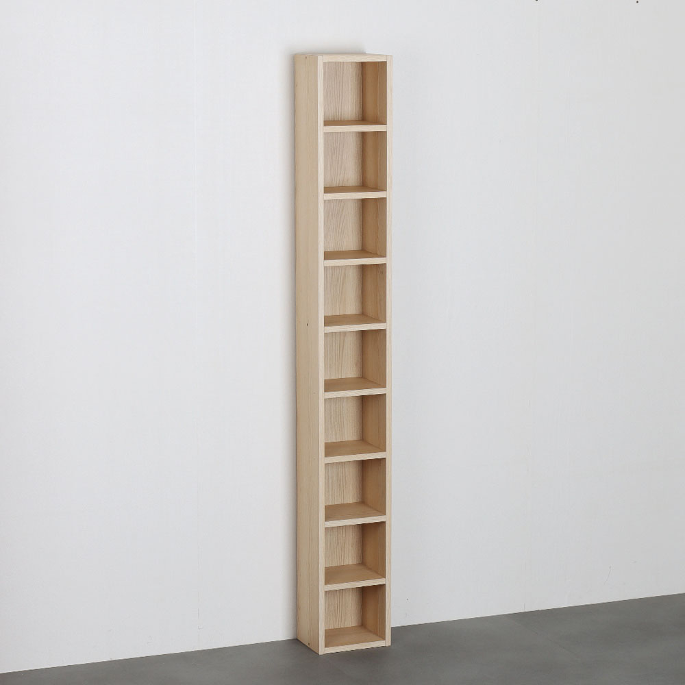 모던 틈새 CD장 200x150x1500mm, 9단, 오크 - 상세 이미지 2