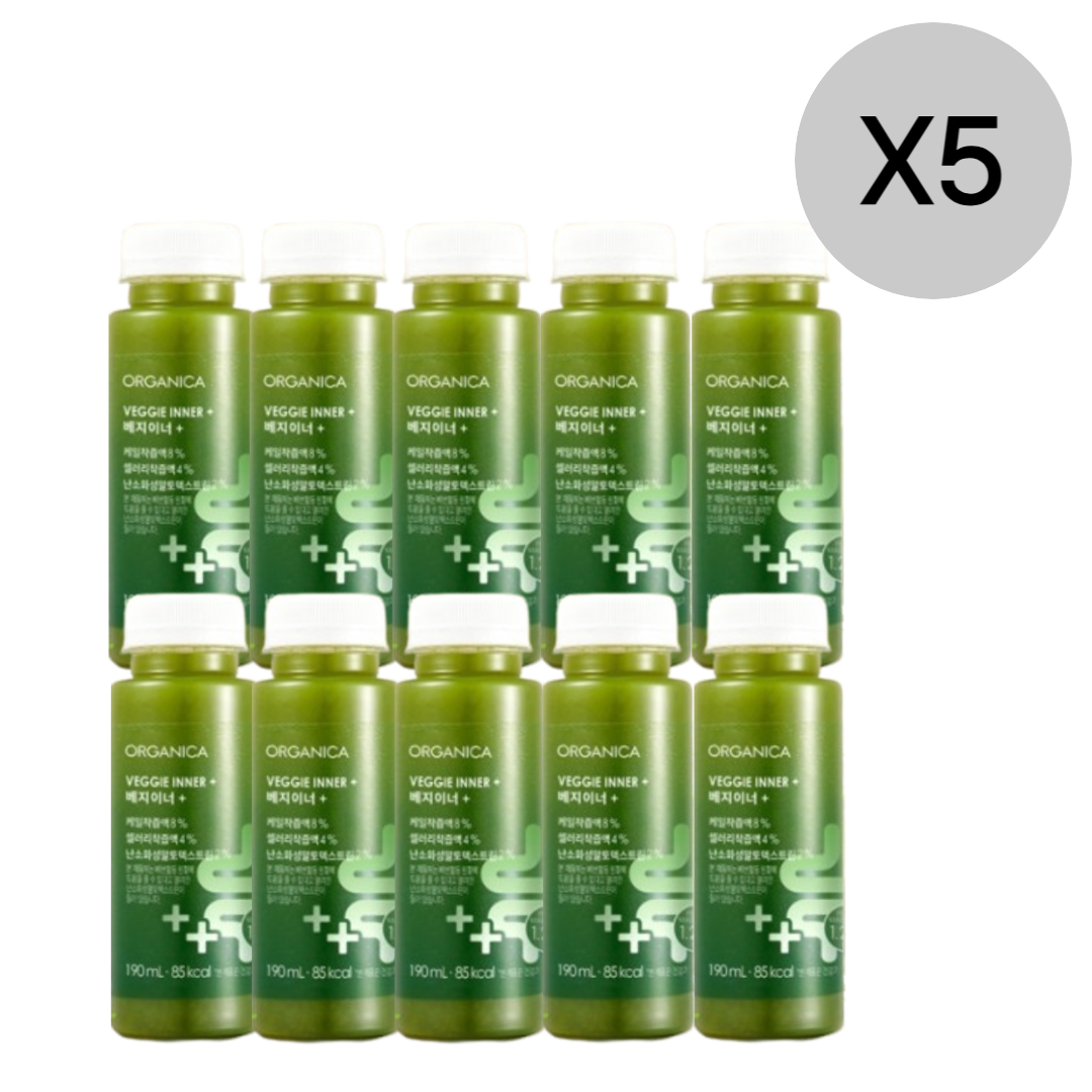 올가니카 식이섬유 클렌즈주스 베지이너 190ml X50 : 이리와코리아