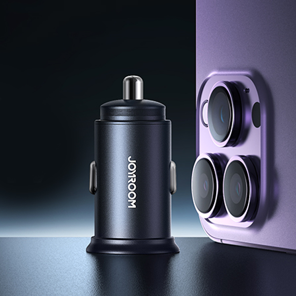 에어그립 조이룸 풀메탈 미니 차량용 초고속 2포트 시거잭 충전기 60W USB C타입 - 상세 이미지 4