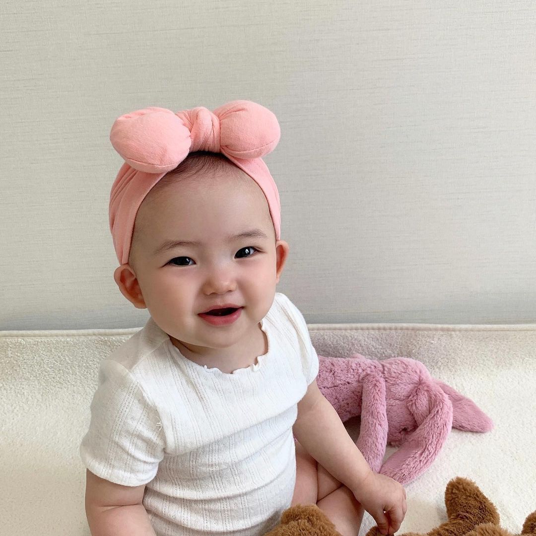 디어딜리 아기터번 말랑터번 말랑밴드 플랫터번 리보니터번 리본타이터번  유아헤어밴드 남자아기 여아머리띠 - 상세 이미지 2
