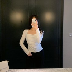더제이수 / 솔티스 스퀘어넥 셔링 T : 투디메쉬