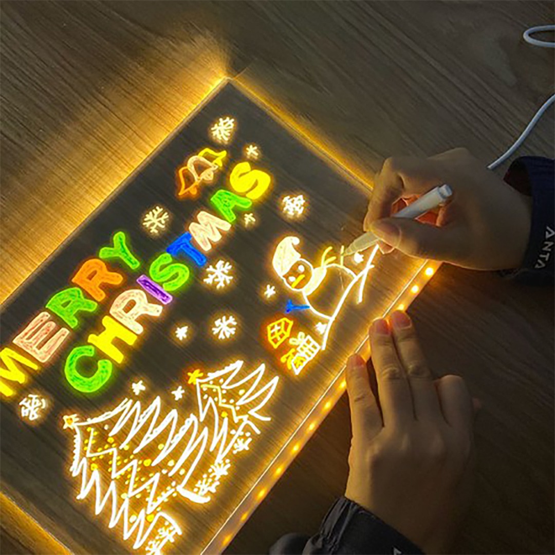 에코브라이트 드로잉 패드 전자칠판 led 노트 메모 보드 그림그리기 - 메인 이미지