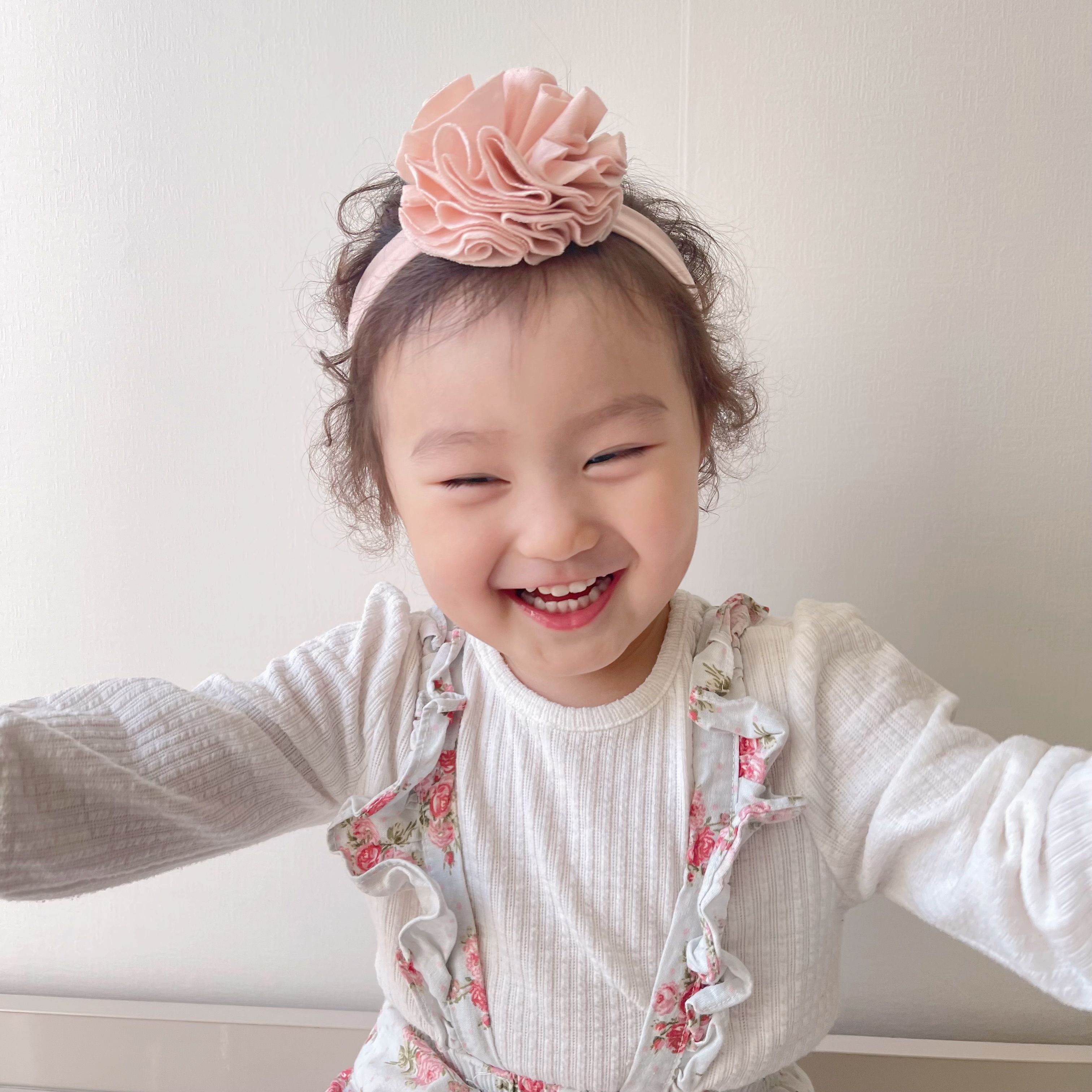 디어딜리 플로리터번 & 플로리밴드 아기터번 꽃터번 헤어밴드 신생아모자 출산선물 백일촬영 - 상세 이미지 2