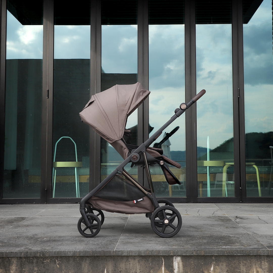 [누비앤타보] TAVO 베프 가벼운 마주보기 양대면 신생아 출산준비물 진저브라운