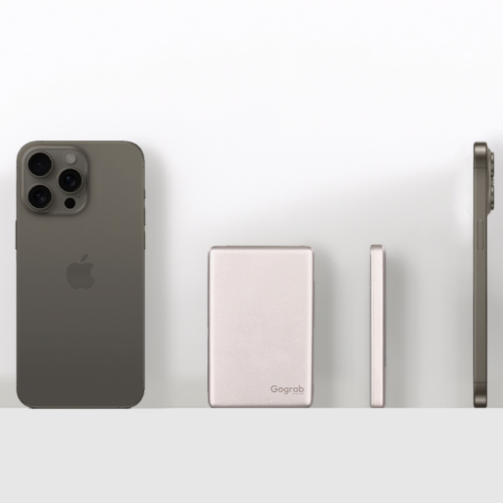초경량 초슬림 15W 고속충전 20W 고그랩 울트라씬 맥세이프 보조배터리 5000mAh - 상세 이미지 4