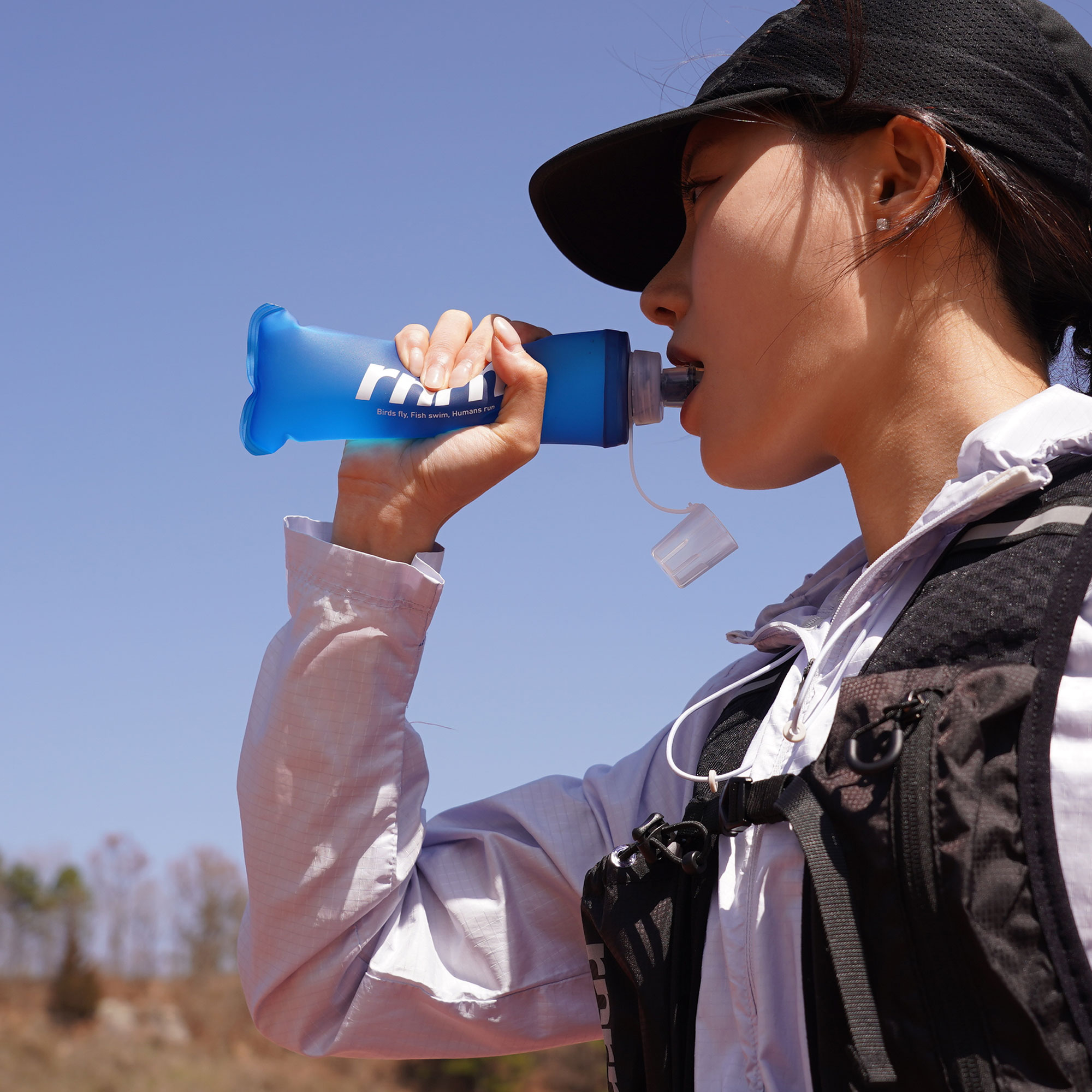rnrn 소프트플라스크 스포츠 등산 러닝물통 물병 250ml
