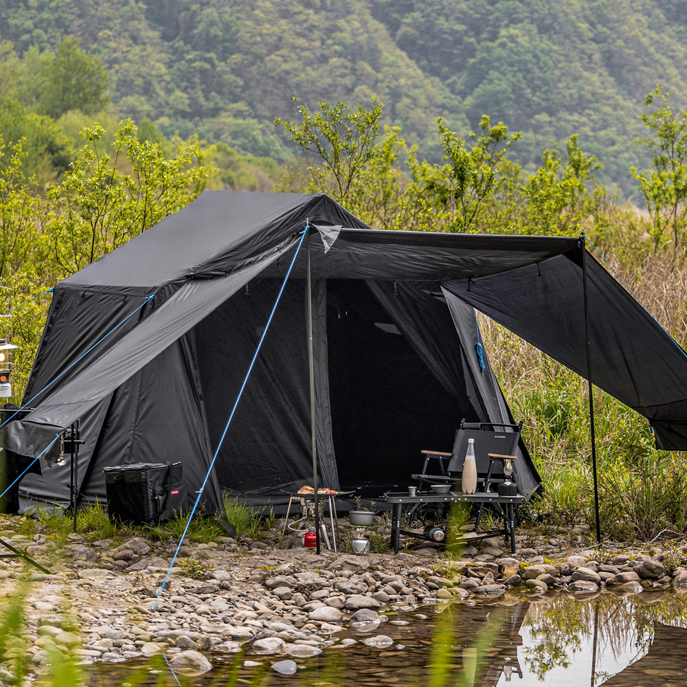아이두젠 캐빈 프로 감성 쉘터 농막 텐트 블랙