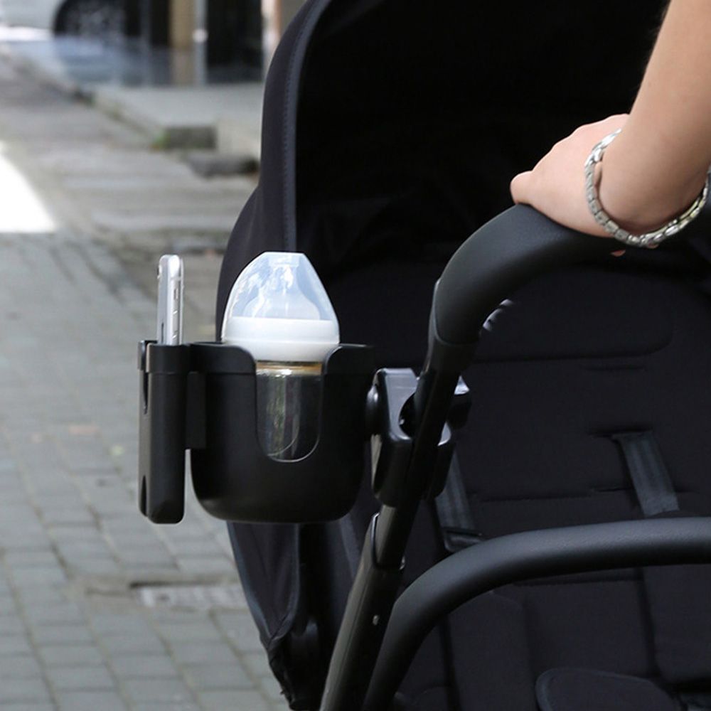 2in1 유모차 컵홀더 핸드폰 거치대 스마트폰 텀블러 웨건 자전거 휠체어