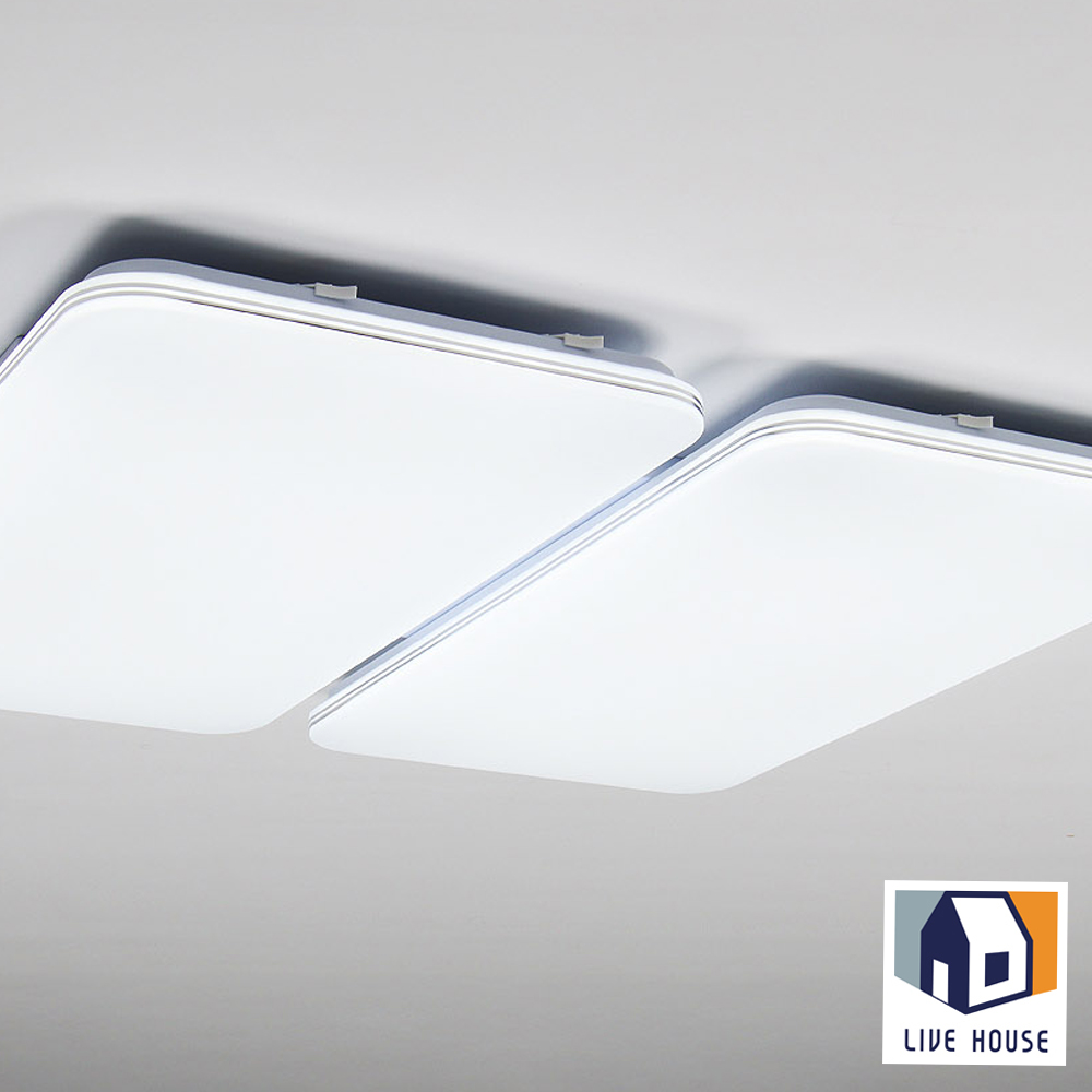 LED 거실 4등 조명 아파트 거실등 리모컨 디밍 방등 - 상품 이미지