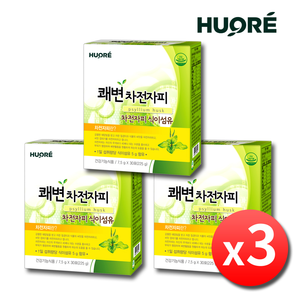 차전자피 식이섬유 영양제 쾌변 차전차피 가루 분말 30포, 3개 - 상품 이미지
