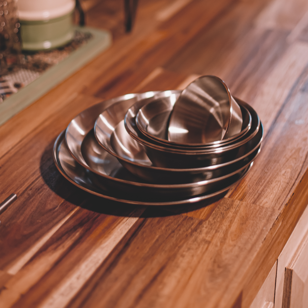 키녹스 캠핑 그릇 스텐 STS304J1 12P 4인용 식기세트