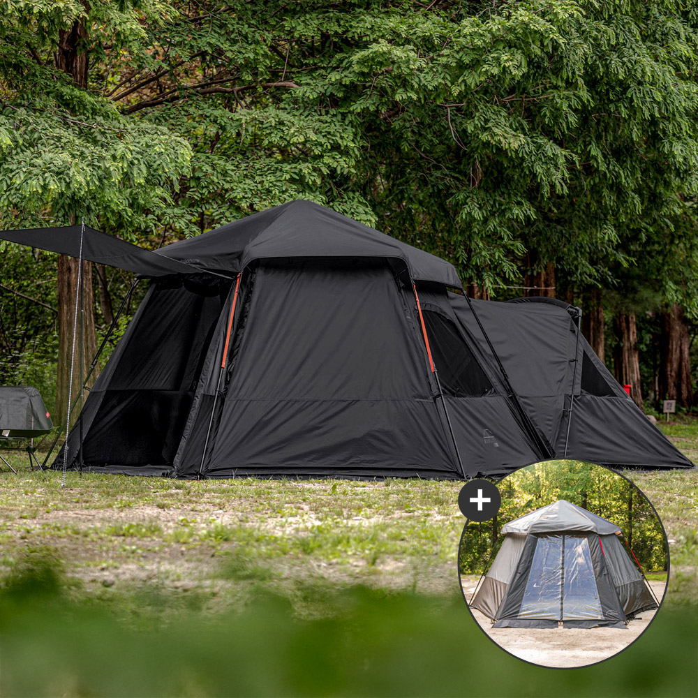 아이두젠 모빌리티 A10 MAX 차박 텐트 도킹 돔 쉘터 자립형 블랙