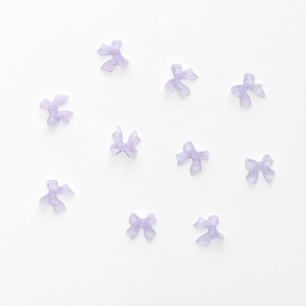 퍼플시럽 미니 꼬리 리본 네일파츠 리본파츠 10개입 (1175) - 상세 이미지 2