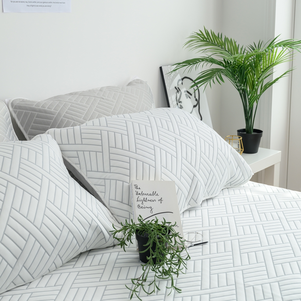 나라데코 교체가 쉬운 듀라론 냉감 여름 밴딩 베개커버