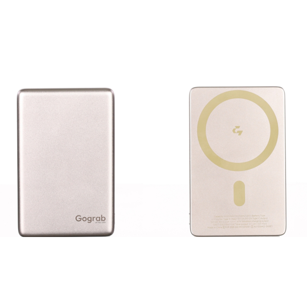 초경량 초슬림 15W 고속충전 20W 고그랩 울트라씬 맥세이프 보조배터리 5000mAh - 상세 이미지 5