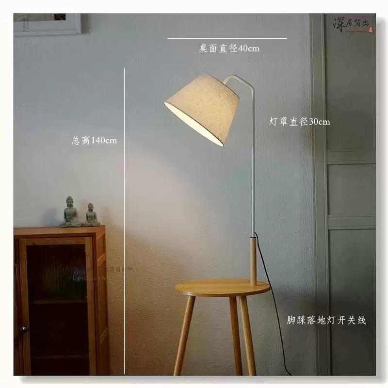 LED 테이블 장스탠드 무드등 플리츠 스칸디 플로어조명 수직 - 상세 이미지 5