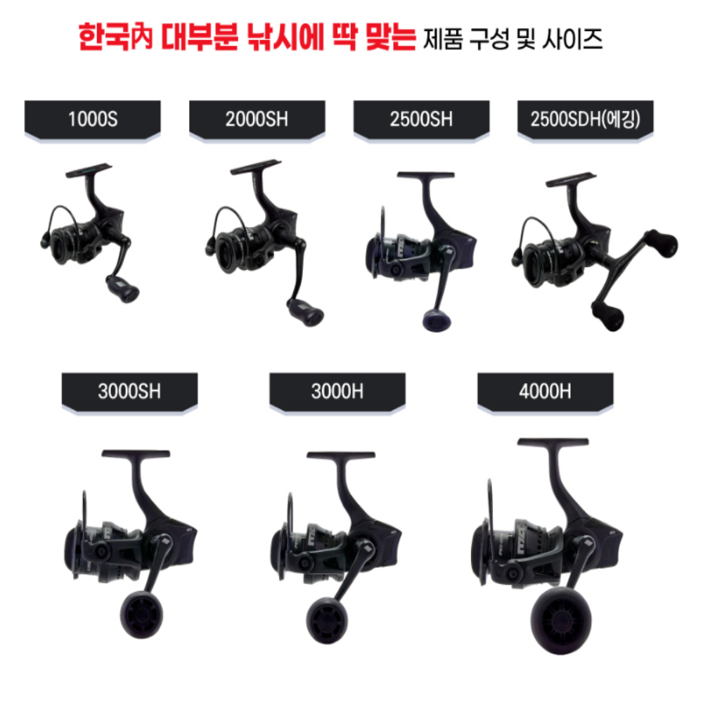 아울렛낚시 아부가르시아 맥스 SX 25년 신형 스피닝릴 루어 갈치 광어 우럭 릴 1000S - 상세 이미지 5