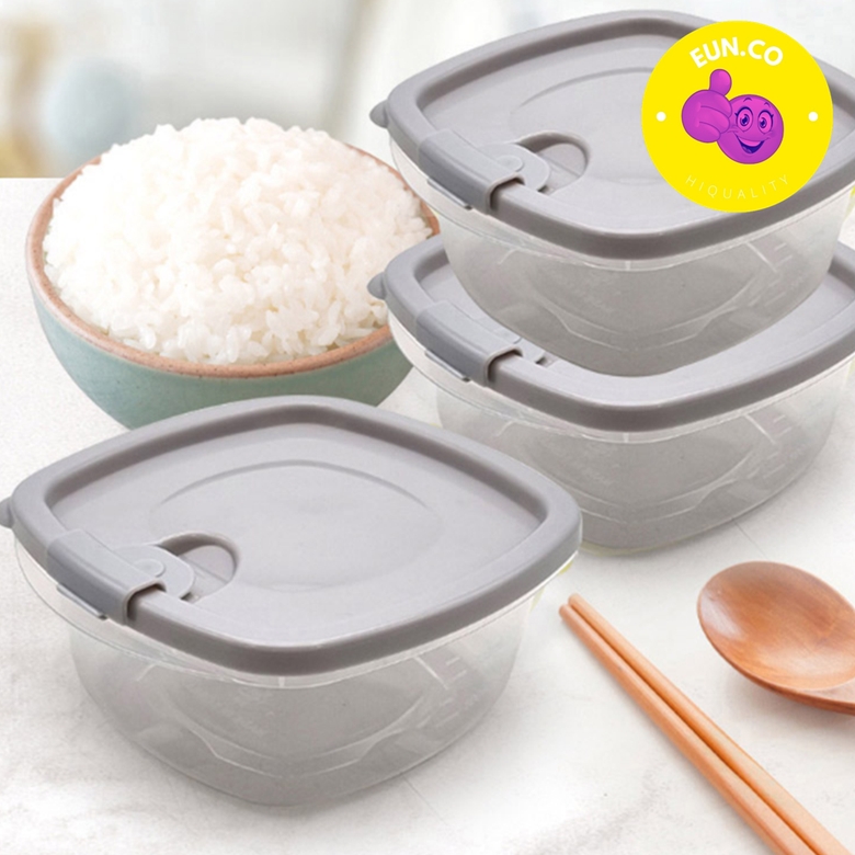 냉동밥 전자렌지용기 반찬통세트 정사각 집밥반찬 내열밀폐용기 원룸 자취템 350ml - 메인 이미지