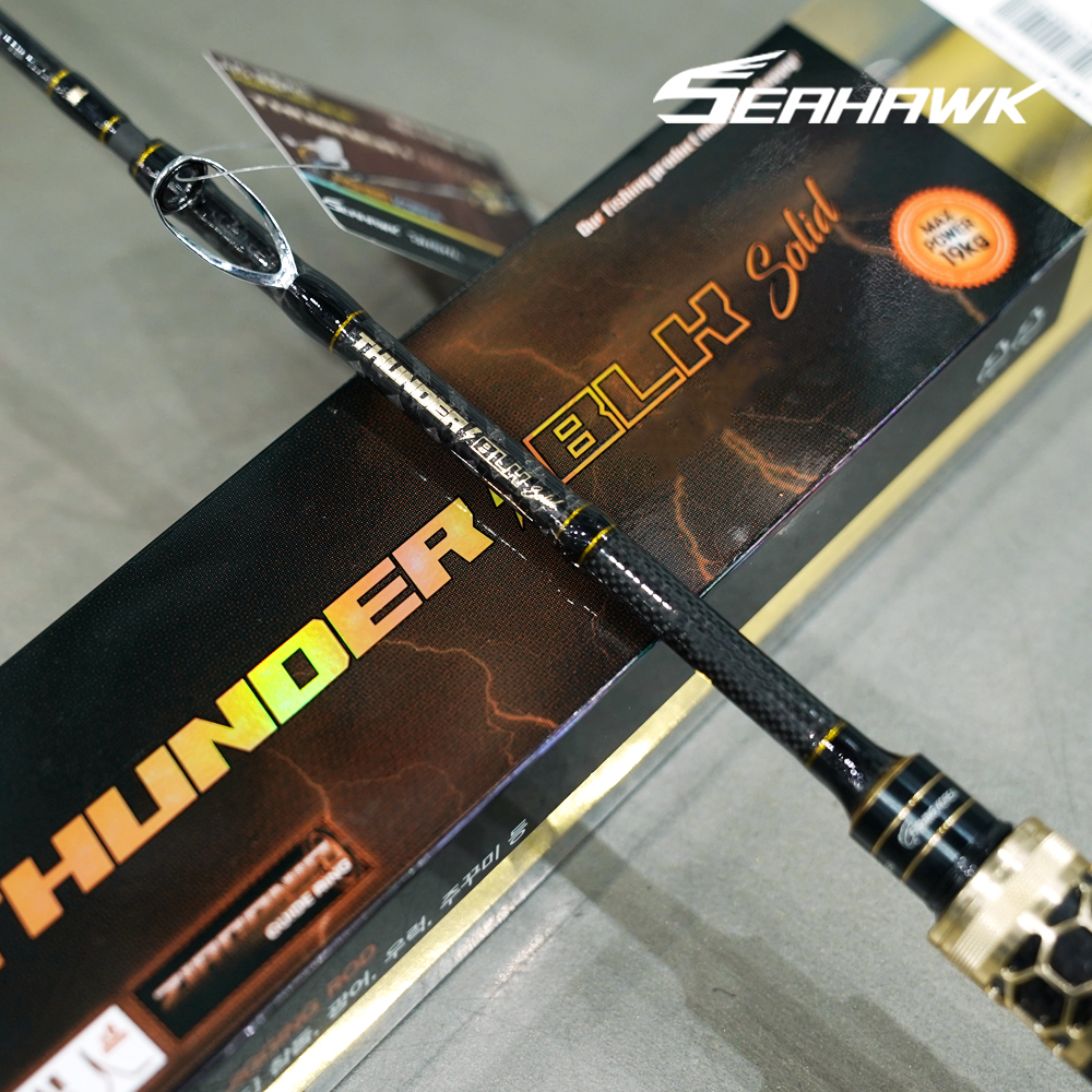 씨호크 썬더 블랙 솔리드 타이라바 광어다운샷 외수질 대구라바 낚시대 632UL