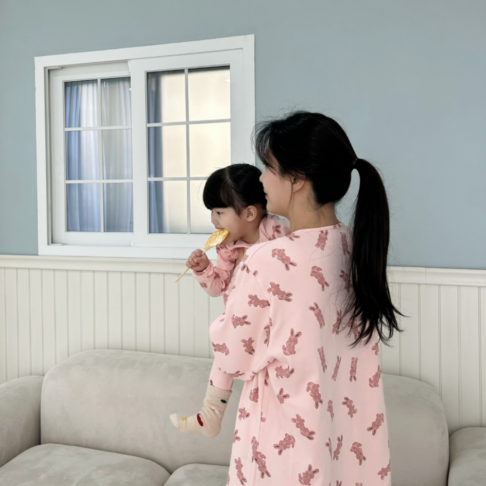 뚜담 엄마랑 아기랑 커플룩 엄마 아기 커플잠옷 수유복 임산부잠옷 이미지 6