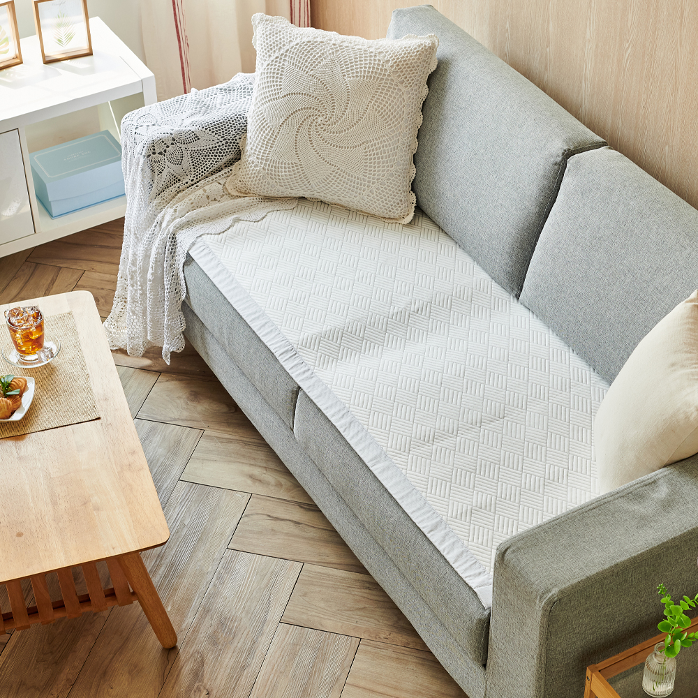 듀라론 냉감 쇼파 여름 패드 3인용 쿨링 돌쇼파 매트 커버 65x175