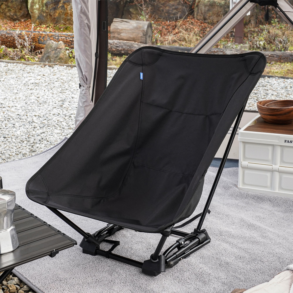 와이드 포켓 캠핑 릴렉스 경량 접이식 휴대용 체어