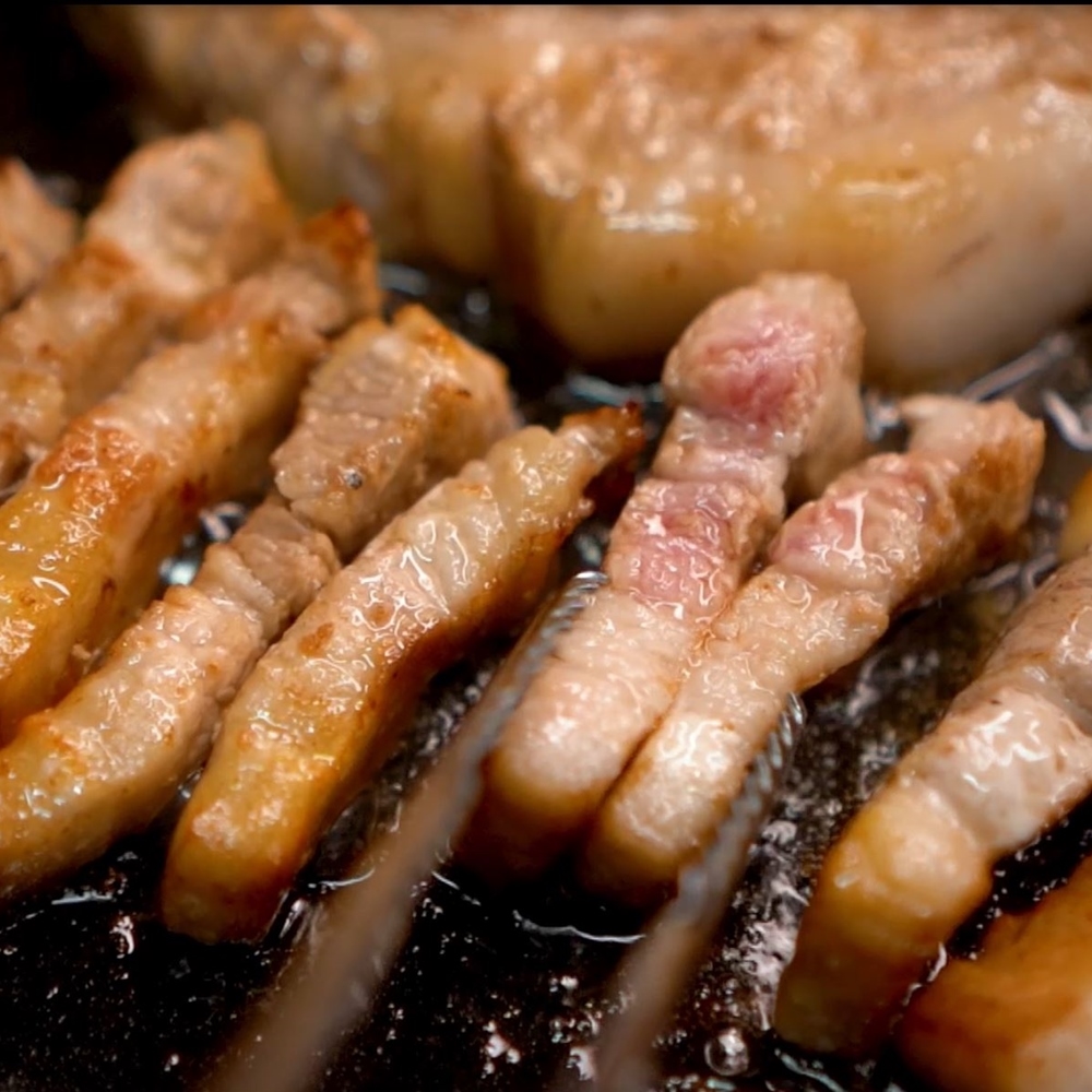 짚불구이 삼겹살초벌구이 통삼겹살 삼겹살후기 요리꿀팁