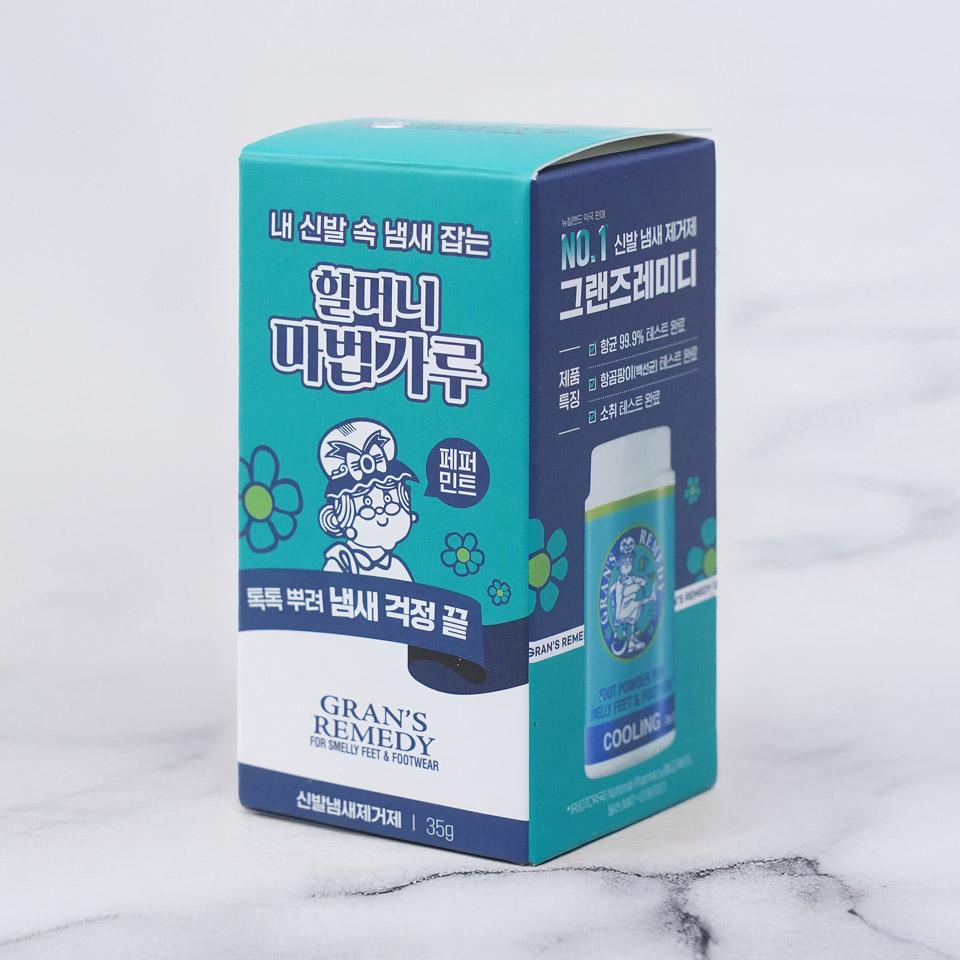 메가마트 그랜즈레미디 신발냄새제거파우더 페퍼민트 35g - 상세 이미지 2