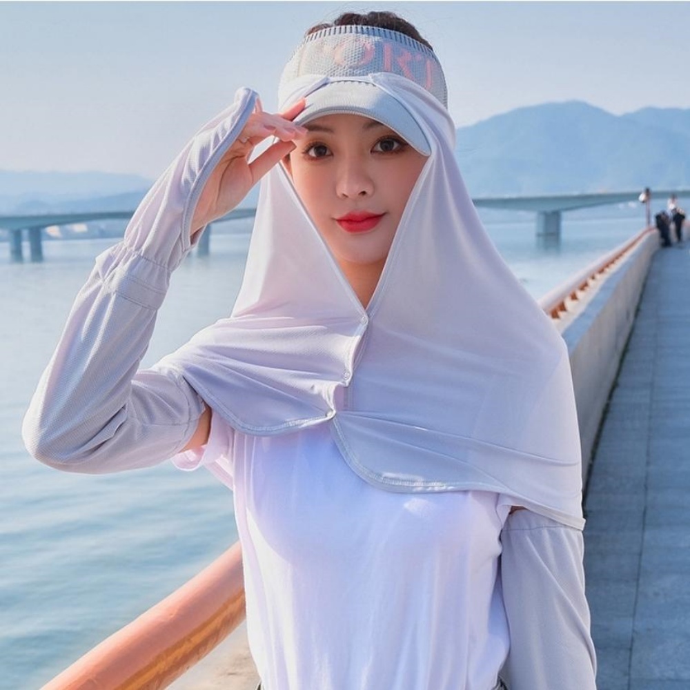 일할때쓰는모자 뒷목가리는모자 어깨 커버 썬캡 밭일 텃밭 망토 - 상품 이미지