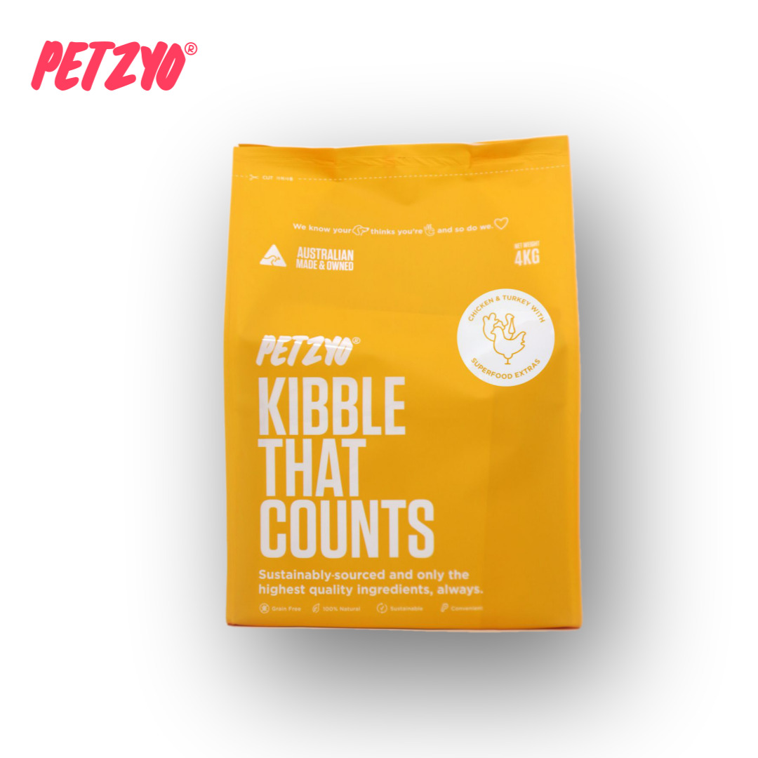 펫죠 키블댓카운트 강아지 영양 반려견 슈퍼푸드 사료 호주 청정 치킨&터키 4kg+1kg - 메인 이미지