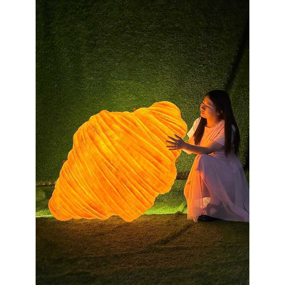 카페 간판 포인트 돌출 입체 인테리어 크루아상 외부 80cm - 상세 이미지 3