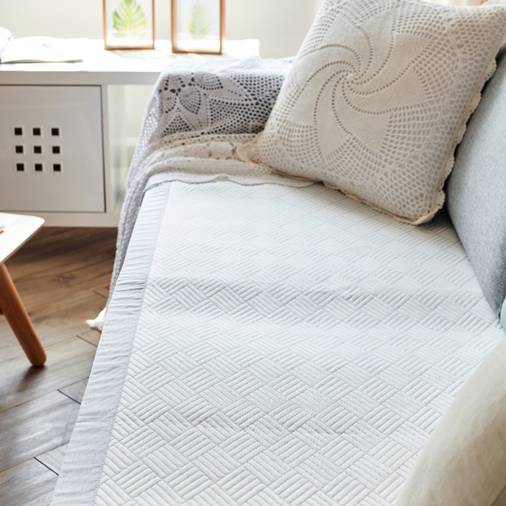 듀라론 냉감 쇼파 여름 패드 3인용 쿨링 돌쇼파 매트 커버 65x175