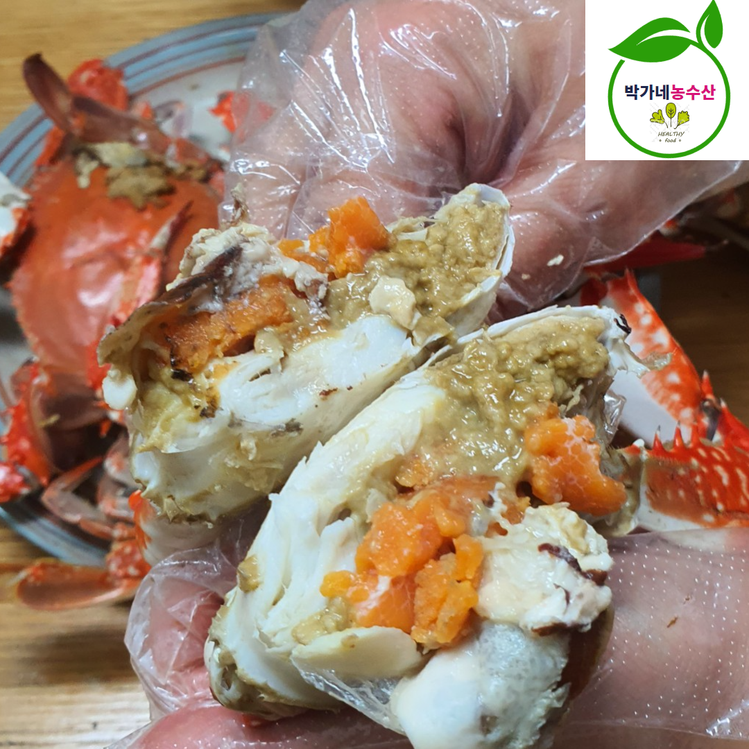 서해안 숫꽃게 암꽃게 1kg 급냉 제철 이미지 6