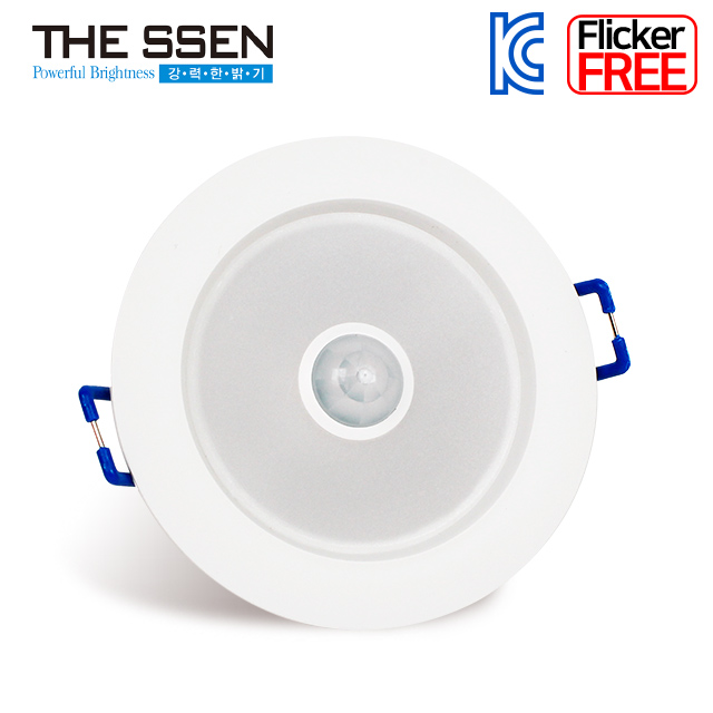 더쎈 LED 매입 센서등 에코 7.5cm(3인치) 5W 센서등 플리커프리 현관 복도 매립등 - 상세 이미지 2