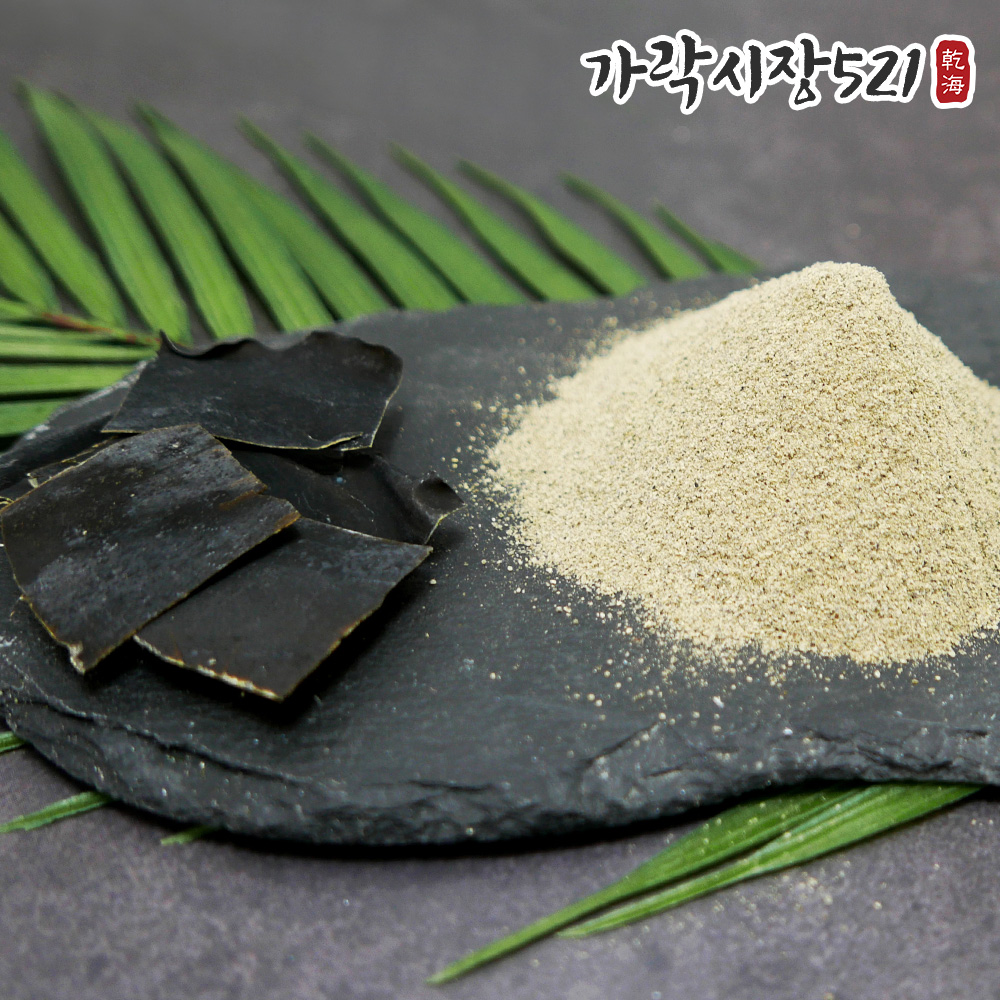 완도 햇 다시마가루 1kg 300g 200g 분말 육수용 천연조미료 라면스프 - 상세 이미지 2