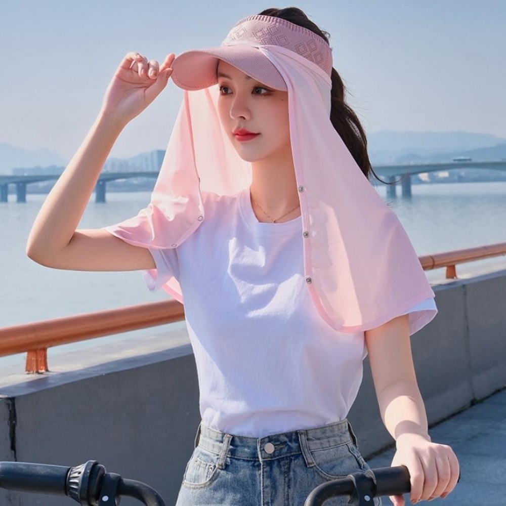 일할때쓰는모자 뒷목가리는모자 어깨 커버 썬캡 밭일 텃밭 망토 이미지 6