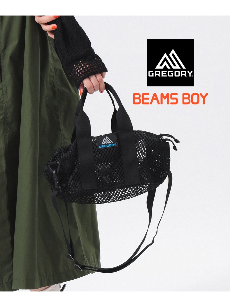 그레고리 GREGORY x 빔즈 보이 BEAMS BOY 별주 메쉬 그물 포니 백 25SS - 메인 이미지