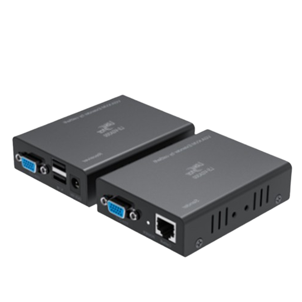 풀HD VGM KVM확장기 익스텐더 리피터 신호연장 원거리 랜선연결 - 상품 이미지