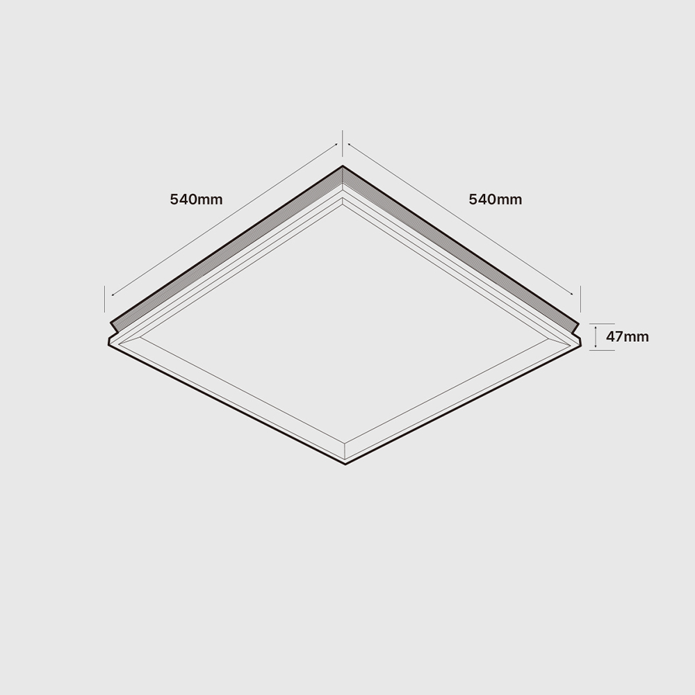 LED 방등 방조명 뉴마 천장등 540 x 540 50W - 상세 이미지 5