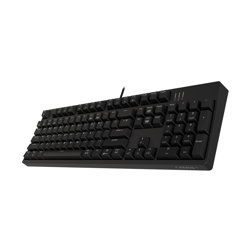 앱코 해커 K660 S V2 게이밍 기계식 키보드 청축 한글 풀배열 사무용 방수 - 상세 이미지 3