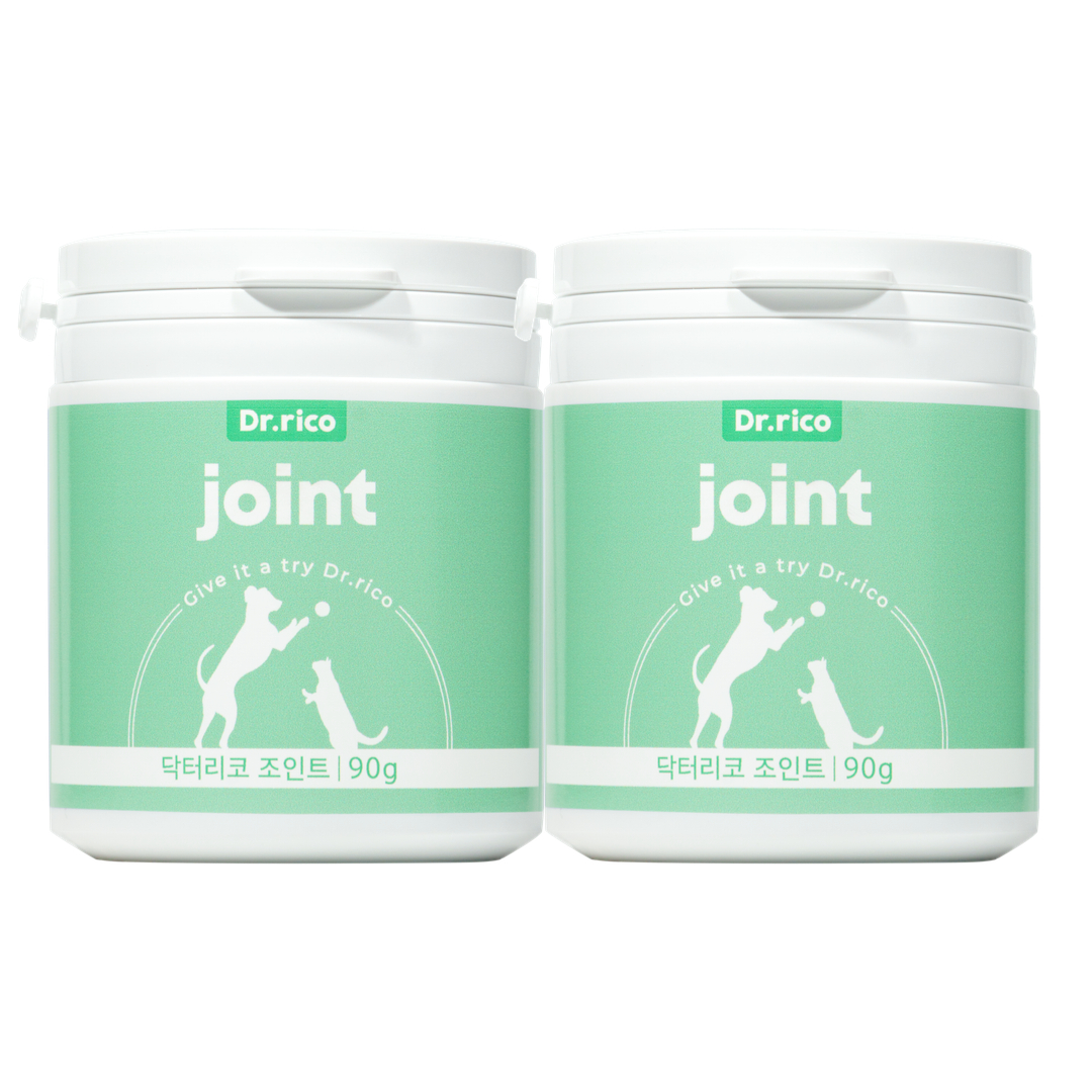 닥터리코 조인트 강아지 슬개골 관절 디스크 영양제 90g, 2개