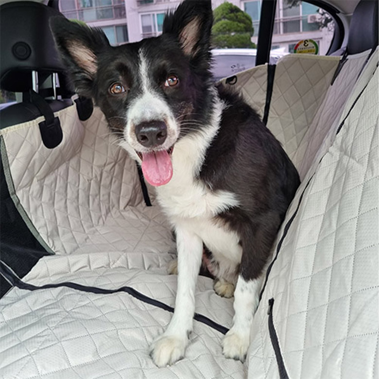 위드레오 애견카시트 대형견카시트 차시트 뒷좌석 풀커버 방수 메쉬창 블랙, XL(특대형)