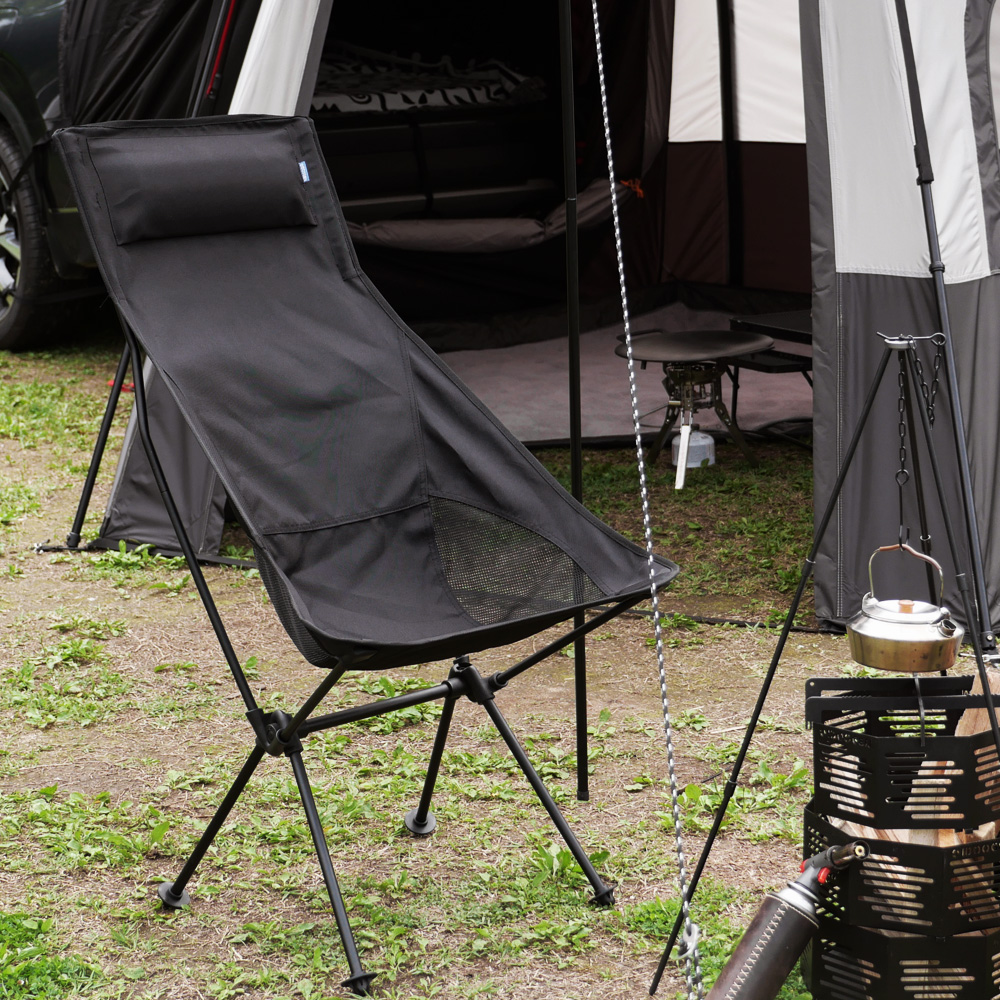 아이두젠 초경량 롱 릴렉스 체어 휴대용 접이식 캠핑 의자 베이지, 1개 이미지 7
