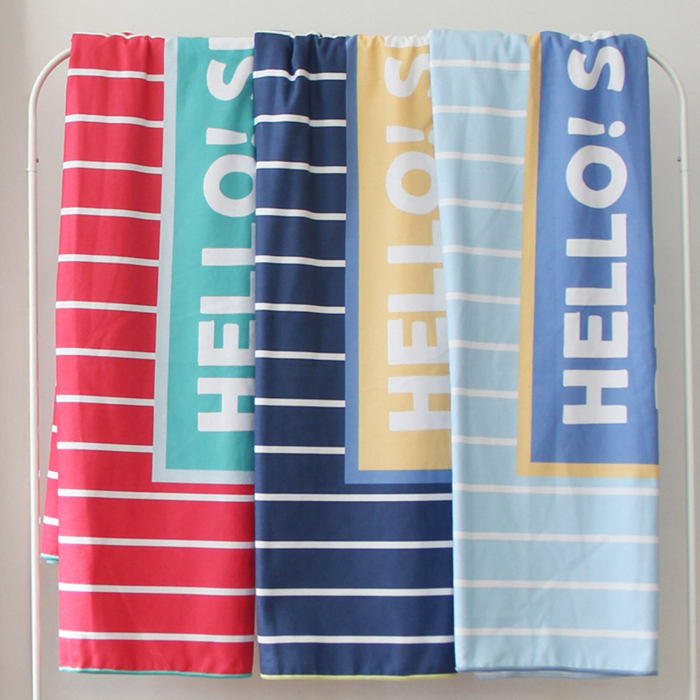 버팔로 수영 해수욕장 물놀이 타월 특대형 수건 헬로 썸머 비치타올 보관가방 포함
