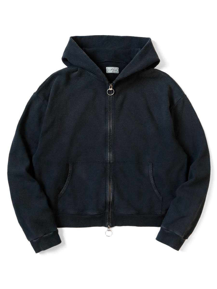 캐피탈 KAPITAL 안감 ZIP UP GYM 후드티 K2503LC110 3컬러 - 상세 이미지 2