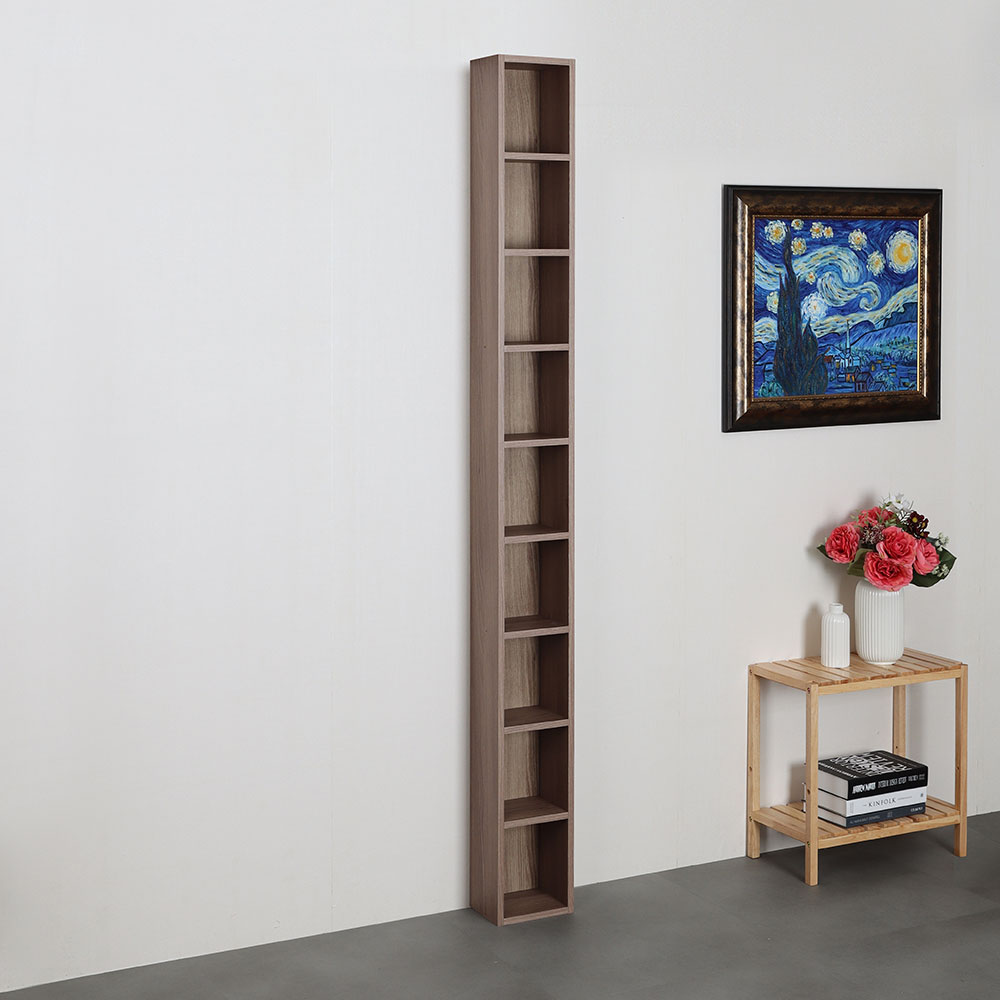 모던 틈새 DVD장 200x150x2000mm, 9단, 아카시아 - 상세 이미지 2