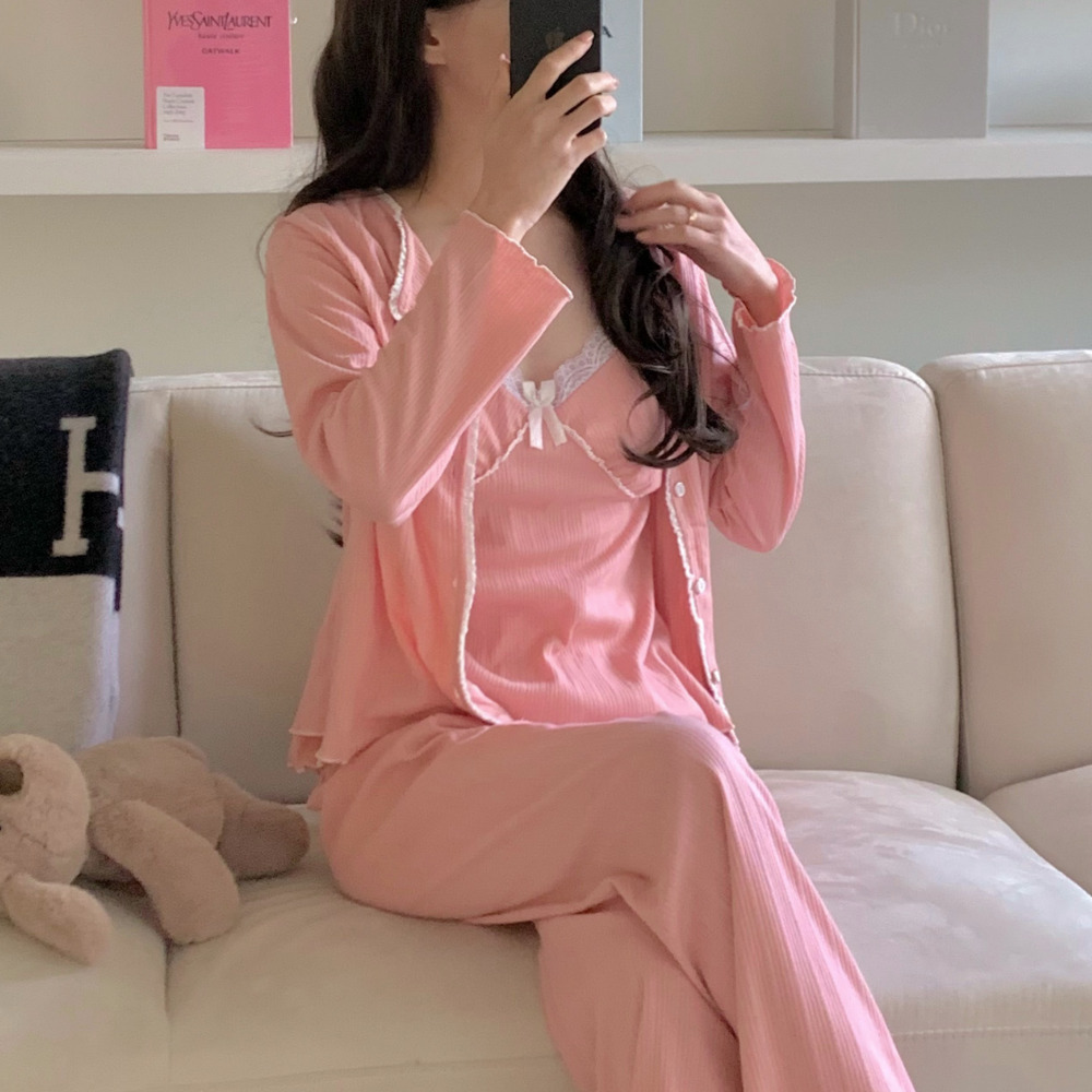 노브라잠옷 빅사이즈파자마 3피스잠옷 이미지 8